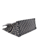 Oblique Large Book Tote Blue Multicolor
