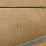 Suede Calfskin Small Faye Shoulder Bag Motty Grey