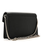 Soft Calfskin My Lockme Chain Pochette Black