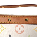 Monogram Multicolor Pochette Accessories White