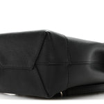 Calfskin Lockme Mini Backpack Black