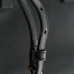 Saffiano Small Galleria Double Zip Tote Black