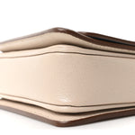 Goatskin Small D-Ring Bag Beige