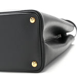 Saffiano Cuir Small Double Bag Black Fuoco