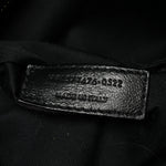 Lambskin Quilted Small Loulou Puffer Monogram Chain Satchel Black
