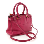 Hammered Calfskin Batik Tote Pink
