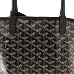 Goyardine Reversible Mini Anjou Black