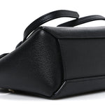 Grained Calfskin Nano Belt Bag Black