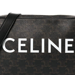 Triomphe Canvas Medium Messenger Bag Black