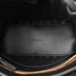 Nappa Intrecciato Small Andiamo Shoulder Bag Black