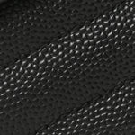 Grain De Poudre Matelasse Chevron Monogram Envelope Chain Wallet Black