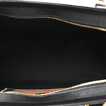 Calfskin Mega Check Small Banwell Tote Black