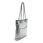 Calfskin Chain 20s Signe Tote Silver