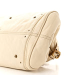 Calfskin Medium Paddington Satchel Ivory