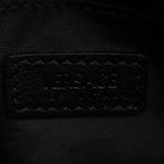 Calfskin Baroque Logo Messenger Bag Black