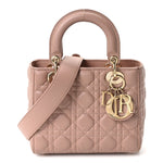 Lambskin Cannage Small My ABC Dior Lady Dior Blush