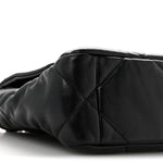 Lambskin Quilted Medium Chanel 19 Flap Black