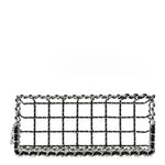 Brass Calfskin Grocery By Chanel Minaudiere Shopping Basket Silver