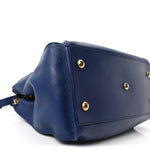 Calfskin Small Classic Y Cabas Royal Blue