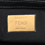 Nappa FF 1974 Embossed Baguette Black