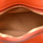 Calfskin Micro Hale Crossbody Amber Orange