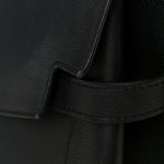 Soft Calfskin My Lockme Top Handle Black