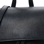 Calfskin Mini Lady Bag Black Flamma