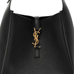 Smooth Calfskin Small Le 5 A 7 Soft Hobo Black