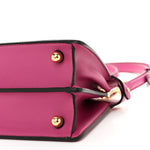 Shiny Nappa Petite Peekaboo I SEE U Satchel Ciclamino Pilar