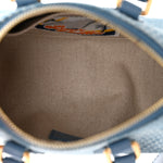Damier Denim 3D Speedy Bandouliere 18 Denim Blue