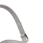 Tumbled Calfskin Mini Voyou Boyfriend Party Bag Light Grey