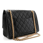 Aged Calfskin Quilted 2.55 Reissue 226 Flap Black