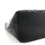 Caviar Quilted Medallion Tote Black