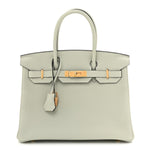 Togo Birkin 30 Gris Neve