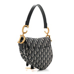 Oblique Saddle Bag Blue