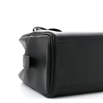 Calfskin Large Perfect Bowling Bag Black