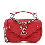 Calfskin New Wave Chain PM Scarlet