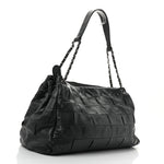 Lambskin Igloo Shoulder Bag Dark Grey
