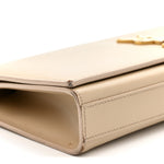 Grain De Poudre Classic Monogram Cassandre Clutch Nude