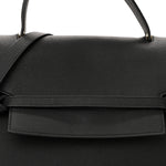 Grained Calfskin Mini Belt Bag Black