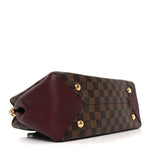 Damier Ebene Cuir Taurillon Brittany Bordeaux