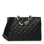 Lambskin Embossed Monogram Coussin MM Black