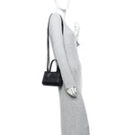 Nylon Small Puff Shopping Bag Black
