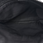 Nylon Monogram Small Flat Messenger Bag Black