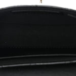 Patent Calfskin Quilted Mini Flap Black