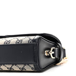 GG Monogram Small Luce Shoulder Bag Beige Blue