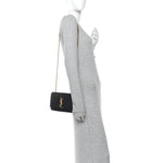 Grain De Poudre Small Monogram Kate Satchel Black