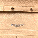 Grain De Poudre Matelasse Chevron Monogram Chain Wallet Nude Powder
