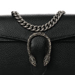 Dollar Calfskin Web Small Dionysus Crossbody Bag Black