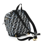 X JOSHUA VIDES Nylon FF Cloudy Pocket Backpack White Celeste Black